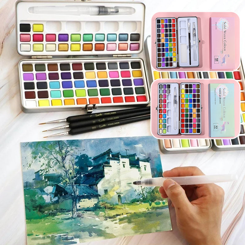 Draagbare pigmentsets