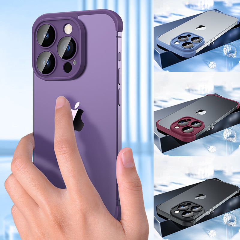 Apple-hoes met glazen lensfilm en hoekkussens