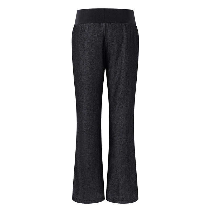 Casual spijkerbroek buitenshuis