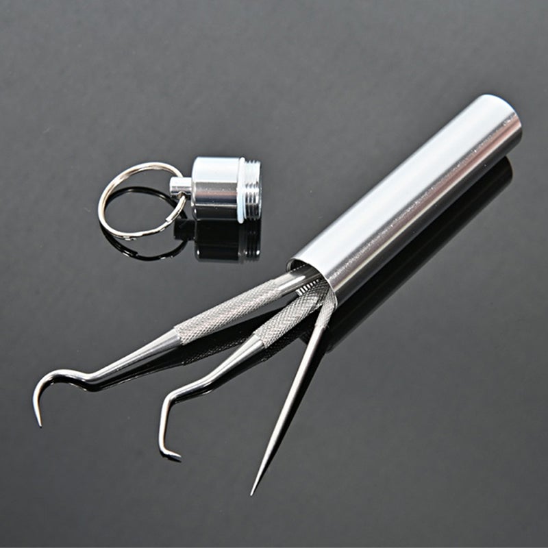 Draagbare tandenstoker set