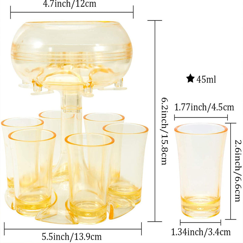 6 Shotglas dispenser en houder