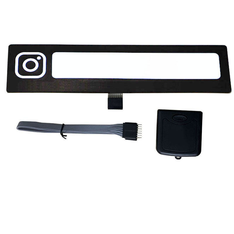 Lichtgevende bumpersticker