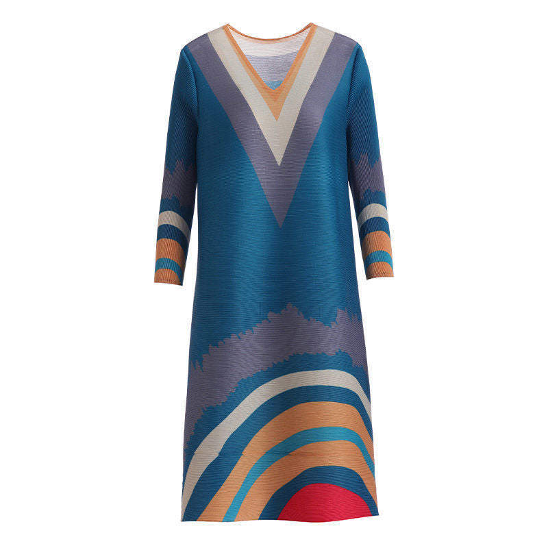 Jurk met driekwartmouwen