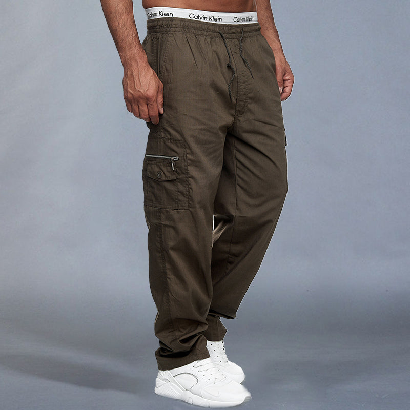Casual losse buitenbroek met meerdere zakken
