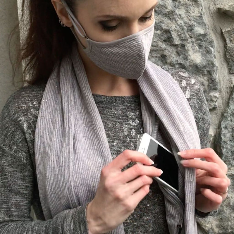 Warme Muffler met verborgen zak voor de winter