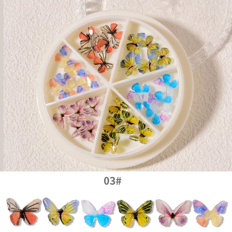 Driedimensionale acryl mini vlinder（30 stuks）