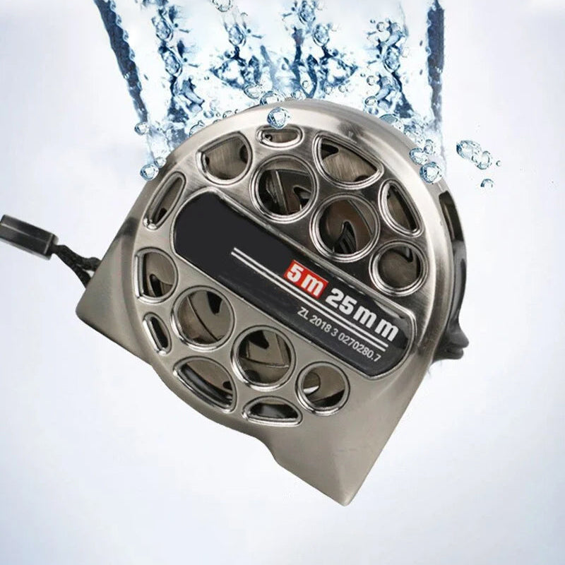 Roestvrijstalen anti-corrosie intrekbare metrische liniaal