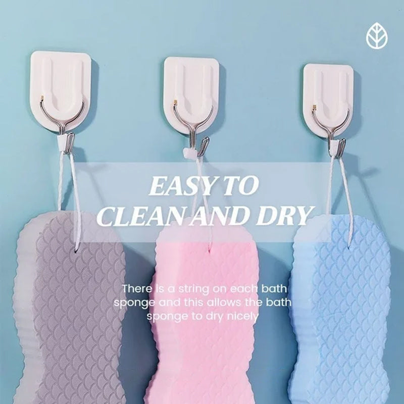 Superzachte exfoliërende badspons