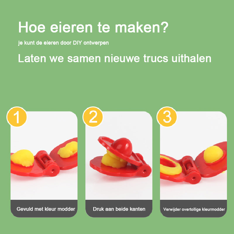 Kleuren Polymeer Klei Veer Leuk Kippenspeelgoed