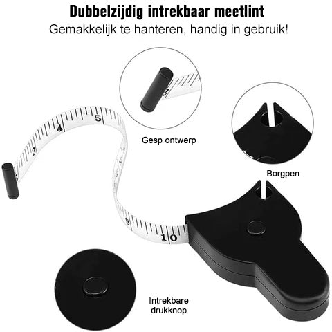 Automatische rolband singel meetliniaal