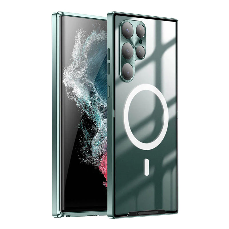 Magnetische Magsafe metalen hoes voor Samsung