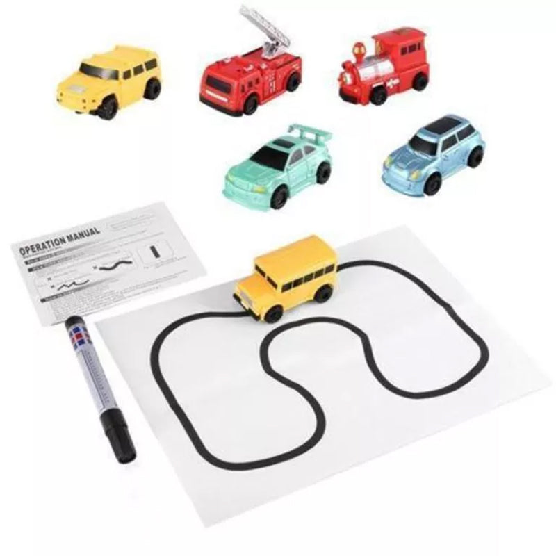 Follow-The-Line inductieve auto