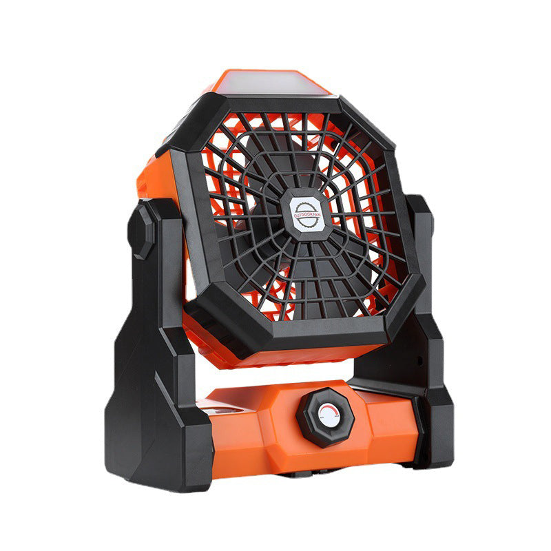Camping LED-ventilator met licht