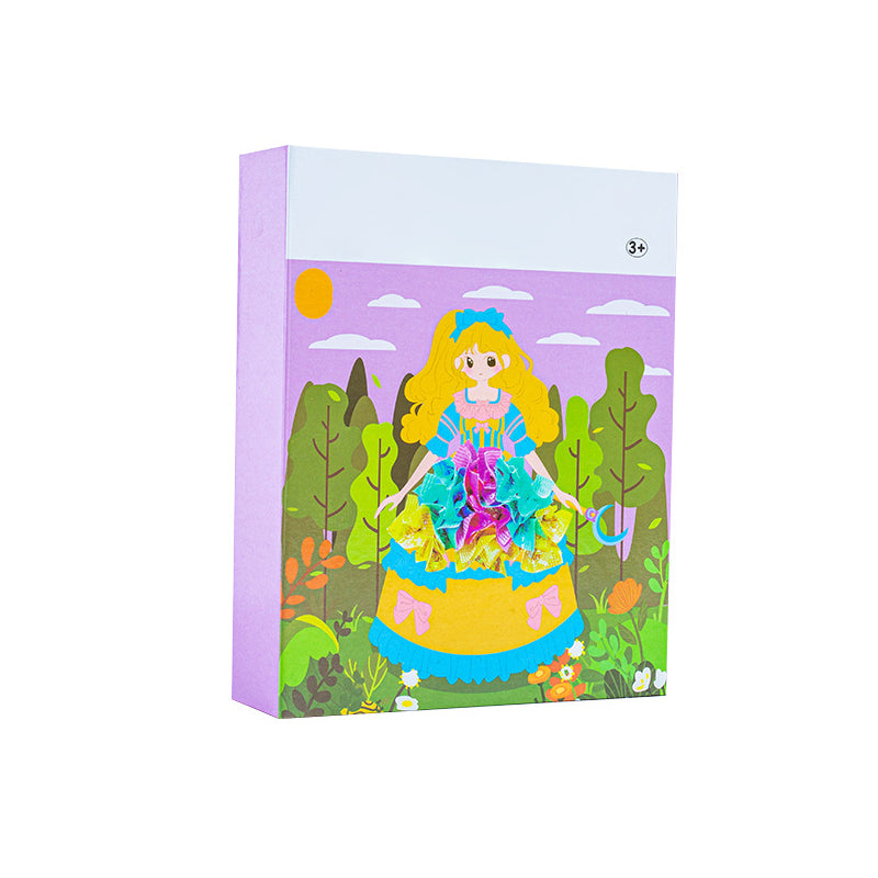 Oneindige droom uit de kindertijd hand beschilderd