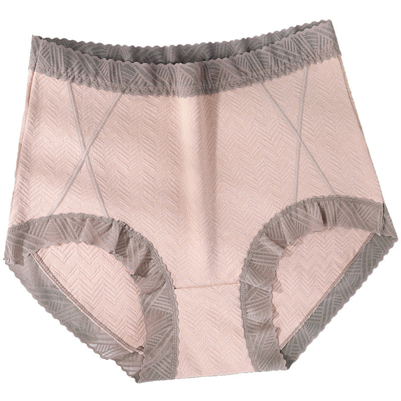 Antibacterieel kanten ondergoed met hoge taille