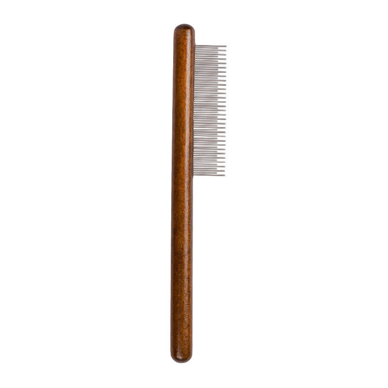 Pet Knot Comb met houten handvat