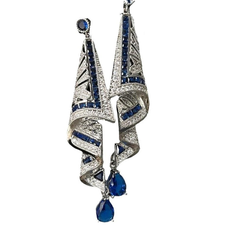 Vintage satijnen Oorknopjes