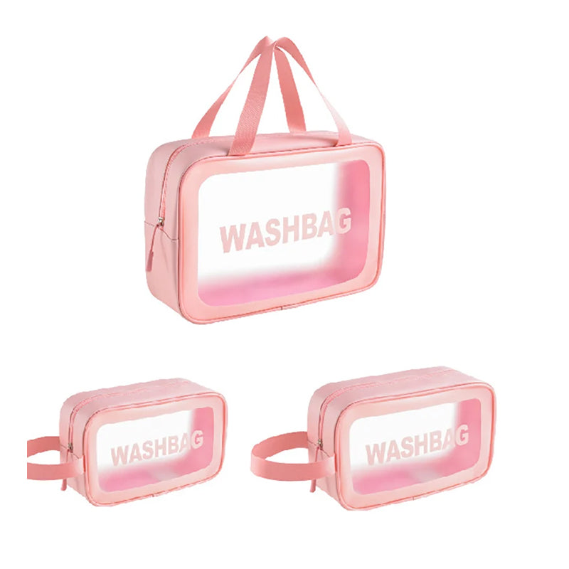Doorschijnende make-up tas