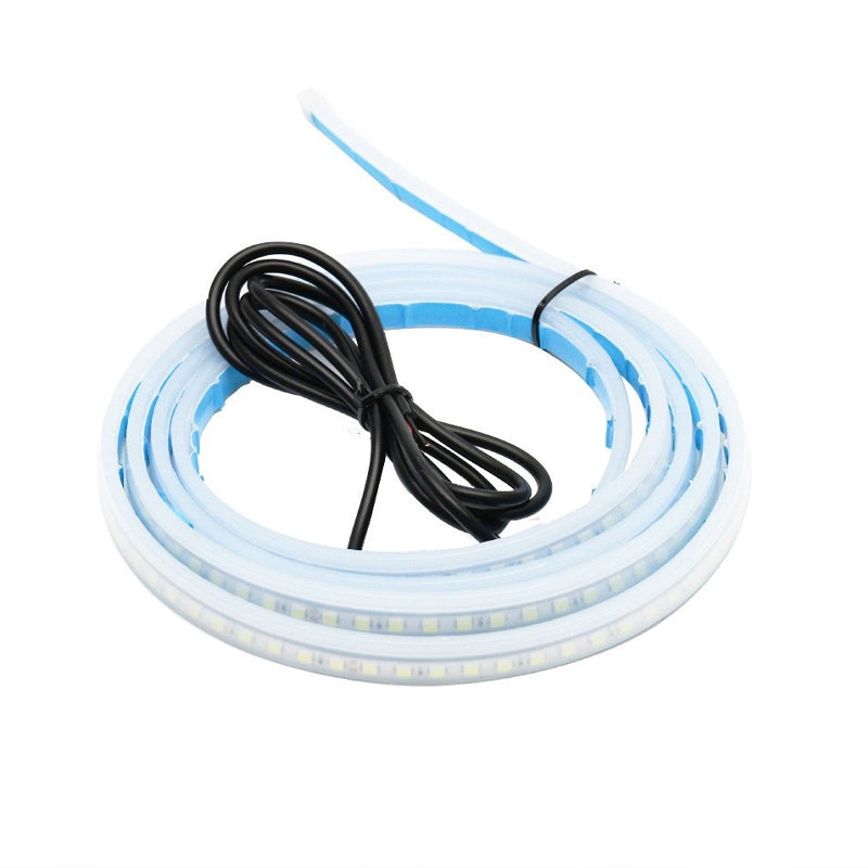 Dynamische LED-strip voor autokap