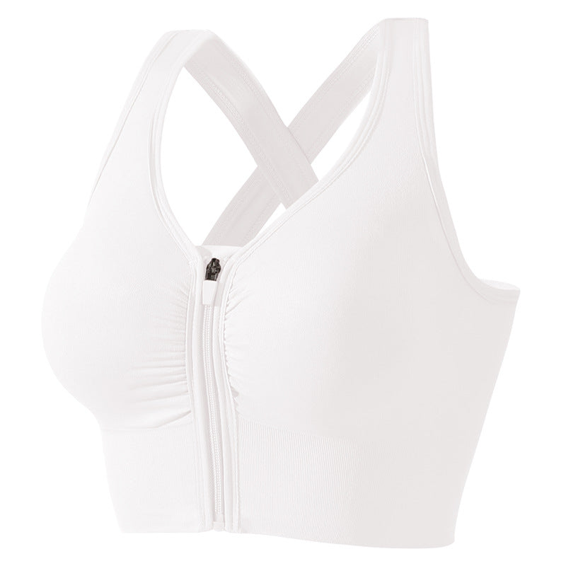 Sport beha vest met rits