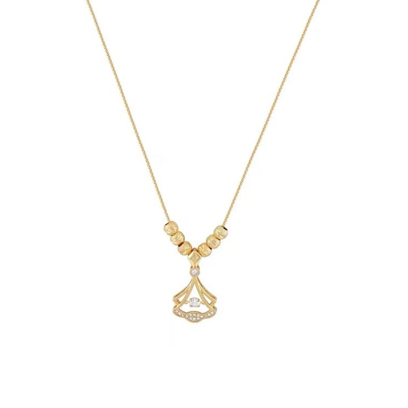 Slimme ginkgo blad ketting