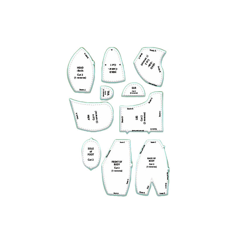 Geheugenbeer sjabloon liniaalset