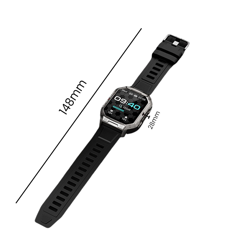 NX3 Bluetooth-oproep smartwatch