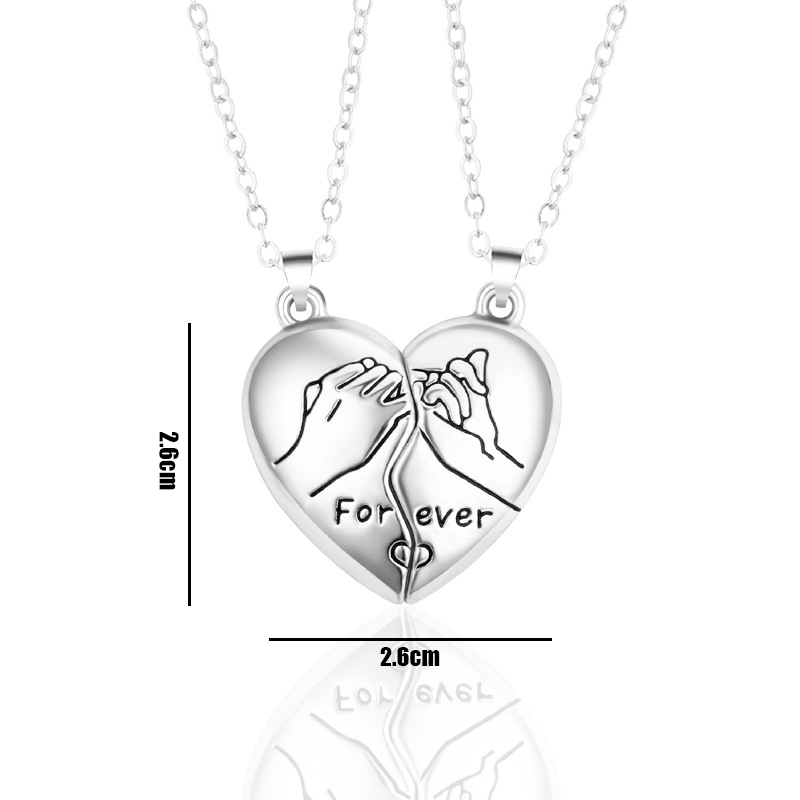 Side by Side Bijpassende Ketting met Magneet