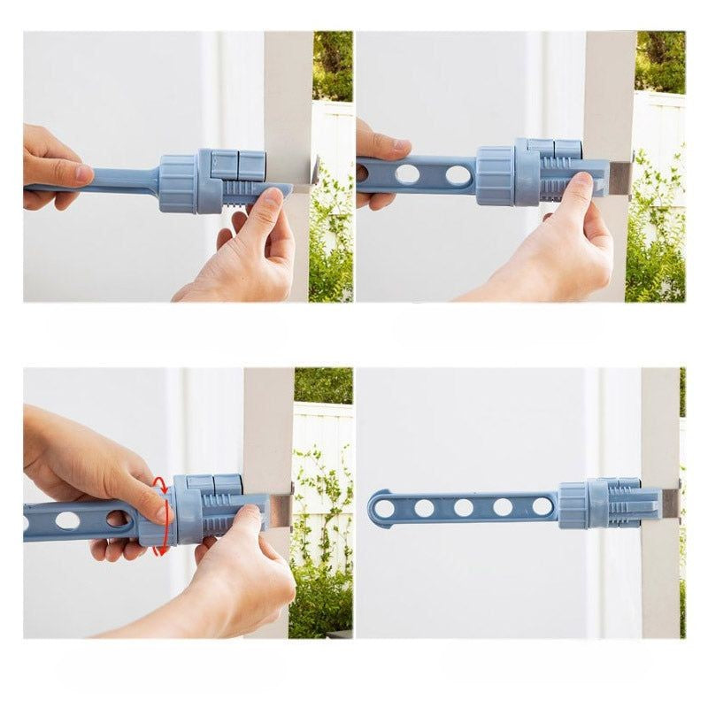 Opvouwbare kleerhanger voor aan de muur