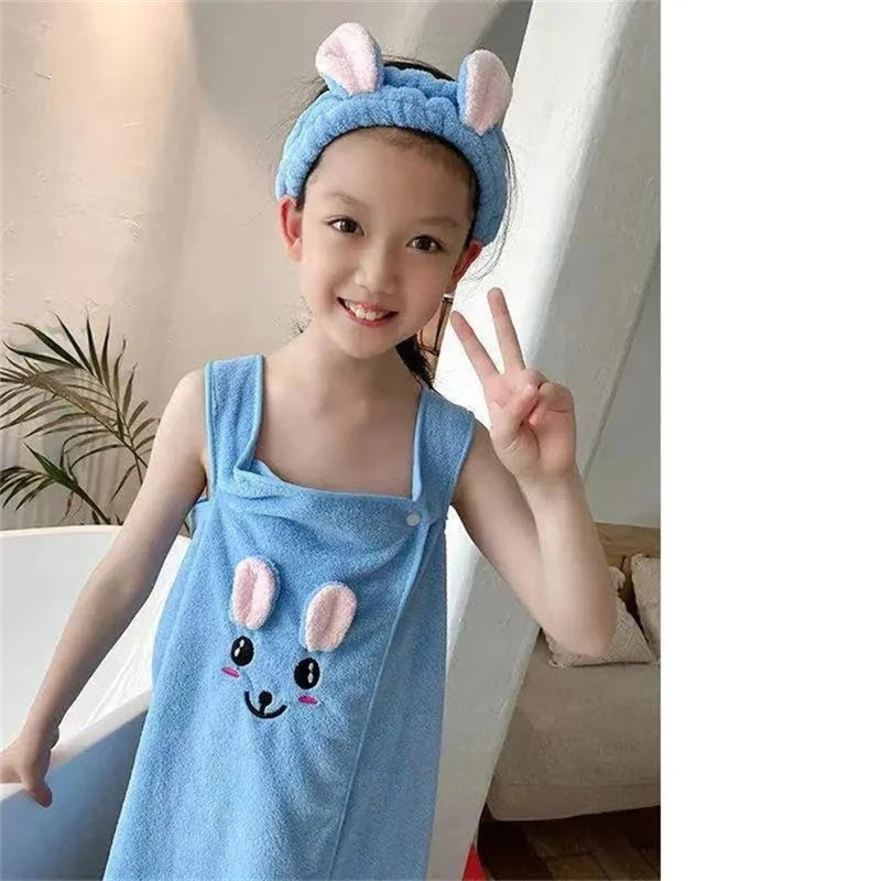 Draagbare badhanddoek voor kinderen