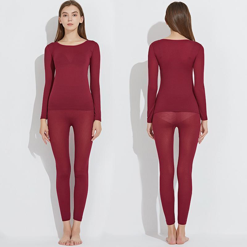 Naadloze elastische thermische binnenkleding