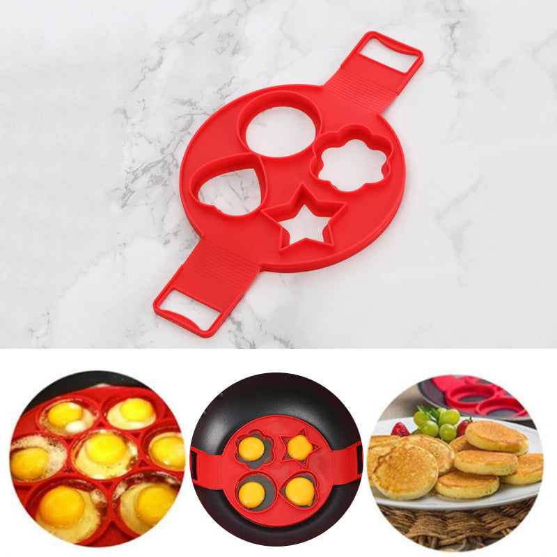 Non-stick siliconen pannenkoekvorm ring