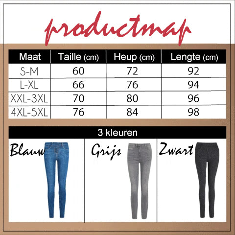 Jeans legging met perfecte pasvorm