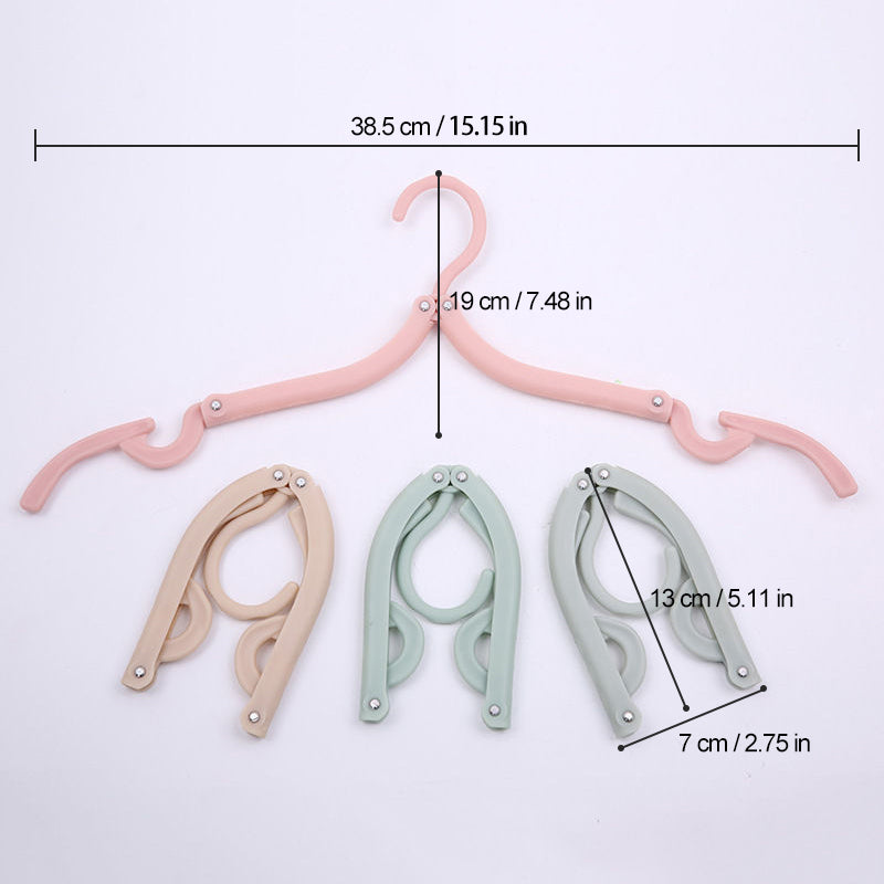 Intrekbare draagbare reis hanger