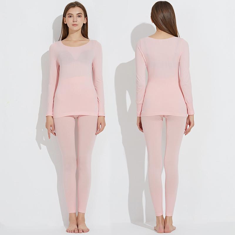Naadloze elastische thermische binnenkleding