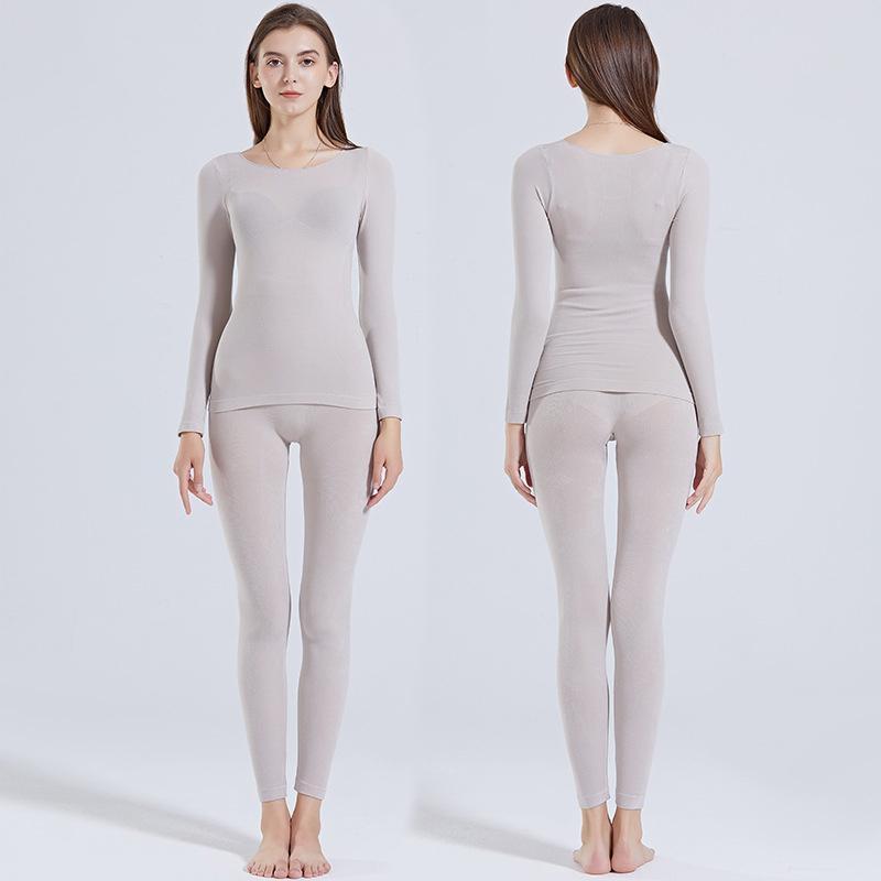 Naadloze elastische thermische binnenkleding