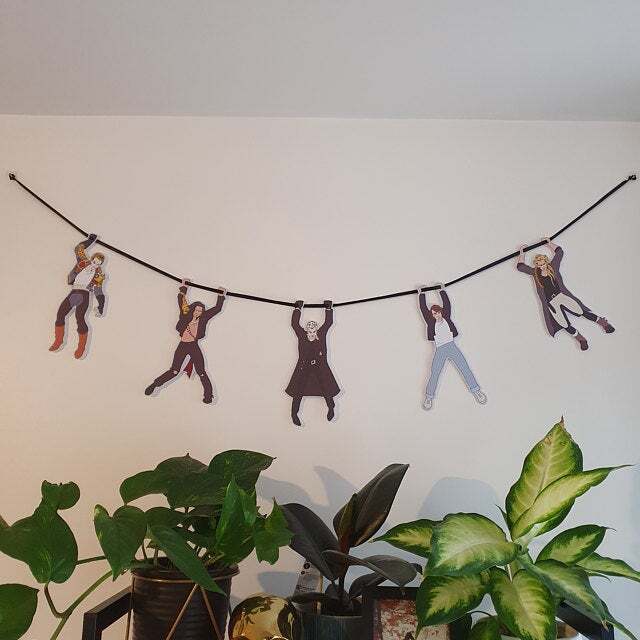 Halloween Santa Carla Vampieren Garland Horror Decoratie