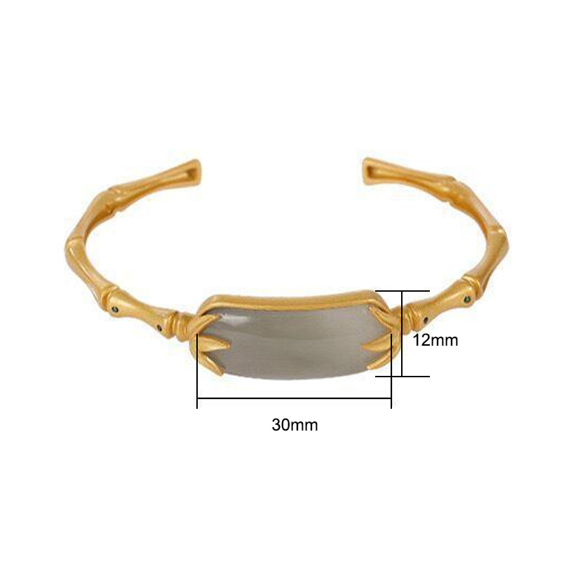 Elegante antieke bamboe armband