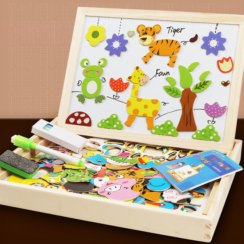 Magnetisch didactisch wit bord 2 in 1