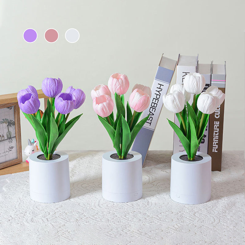 LED oplaadbaar tulp nachtlampje