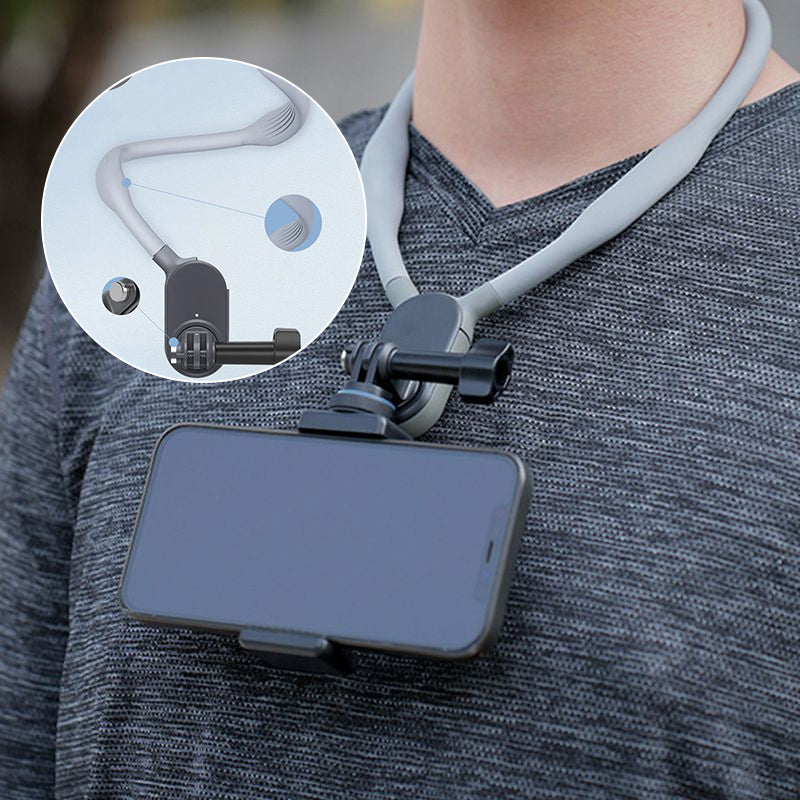 U-vormige nekhouder voor sportcamera