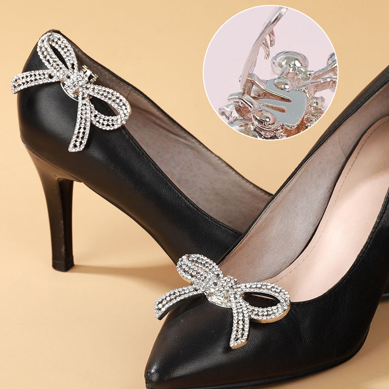 Afneembare strass hoge hak schoenen gesp