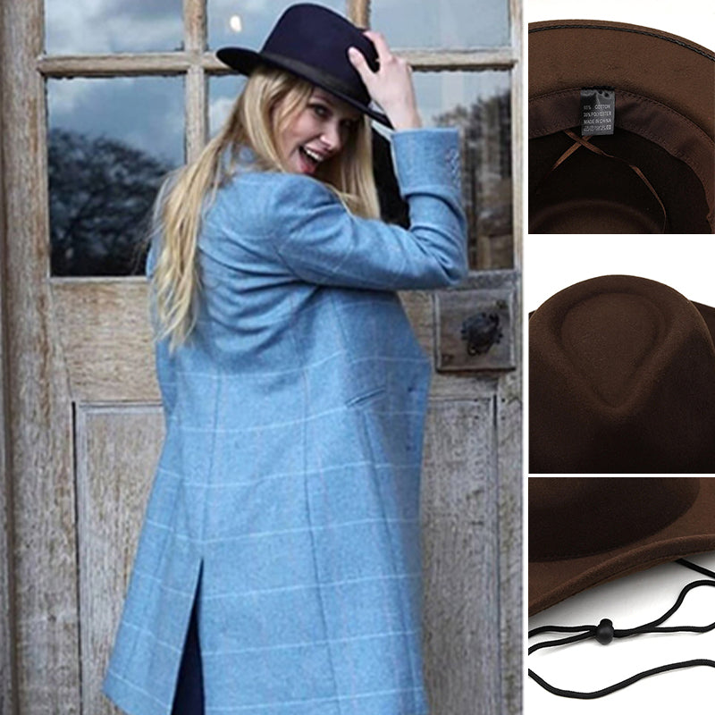 Gentleman lederen gesp hoed