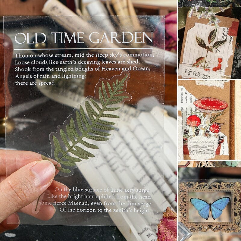 Geheugen Tuin-serie PET-stickerset