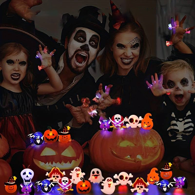 Halloween Glow Ring en broche