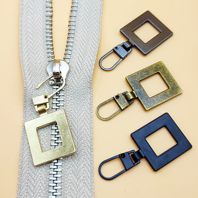 Zonder gereedschap afneembare stijlvolle ritssluiting