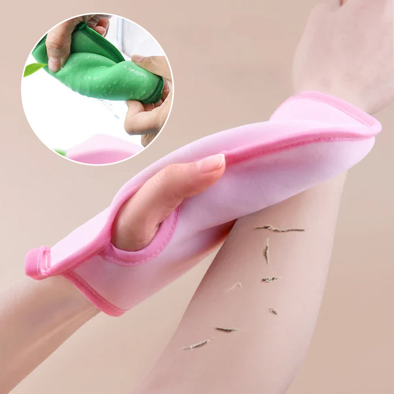 Superzachte exfoliërende badhandschoen