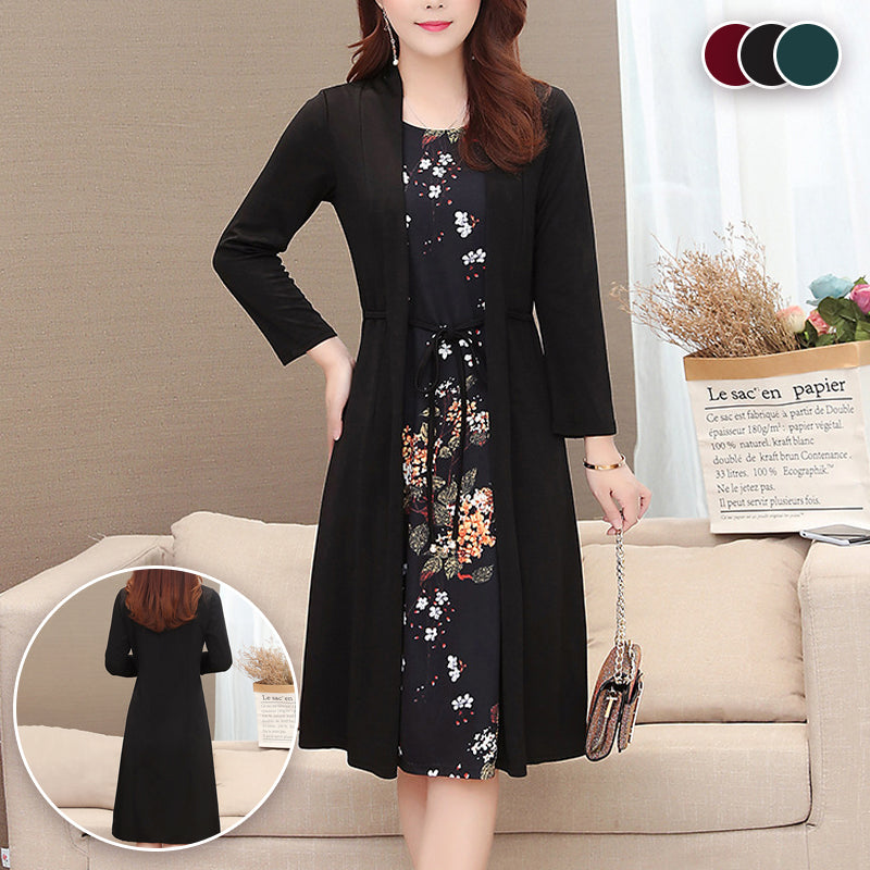 TWEEDELIGE JURK MET TEMPERAMENT