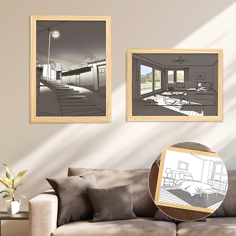 Verlichting Schilderij Decoratie