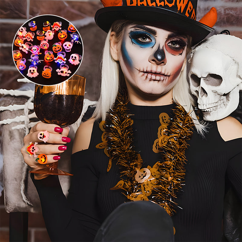 Halloween Glow Ring en broche